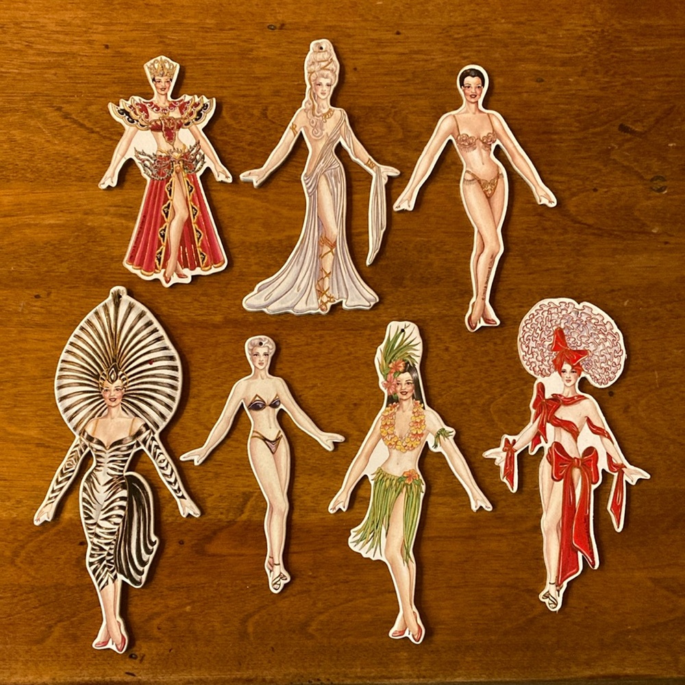 Burlesque Christmas Ornaments